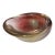 Vintage Murano Seguso Dark Amethyst Cinnamon Gold Flecks Italian Art Glass Conch Seashell Bowl For Sale