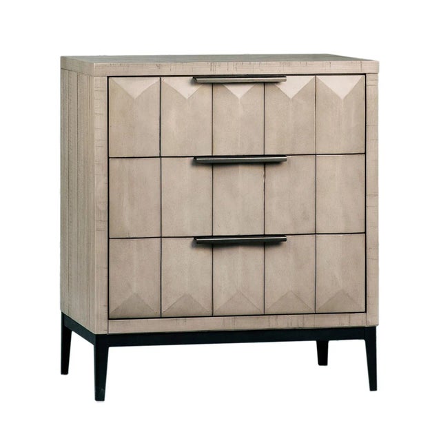 Grey Wash Deco Bedside Cabinet For Sale In Los Angeles - Image 6 of 6