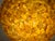 Art Deco Amber Glass Pendant Light, 1930s For Sale - Image 12 of 14