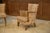 Wood Bridge Armchairs by Jules Leleu, 1930s, Set of 3 For Sale - Image 7 of 17