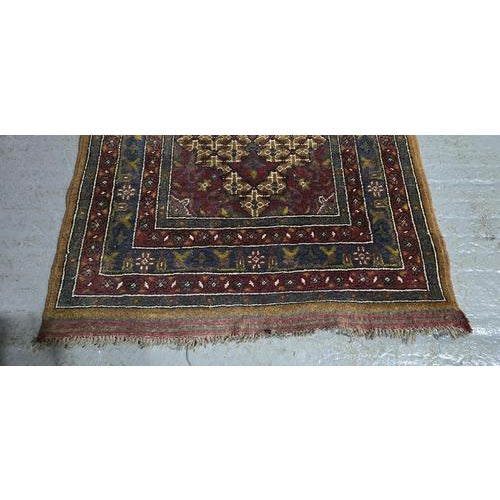 Tribal Runner Rug in Wool For Sale - Image 6 of 8