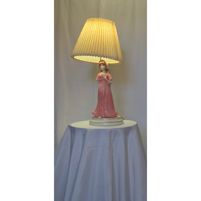 Vintage Pinkie & Blue Boy Figural Table Lamps – Matching Pair For Sale - Image 12 of 17