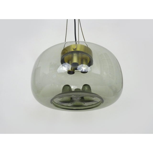 Metal Triosonate Hanging Light from Raak Amsterdam, 1970 For Sale - Image 7 of 11