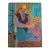 Vintage Mid-Century Expressionist Seated Woman, Oil Painting on Board, Unsigned For Sale