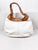 Vintage Y2k Coach Off-White & Tan Leather Soho Lynn Hobo Bag For Sale - Image 9 of 12