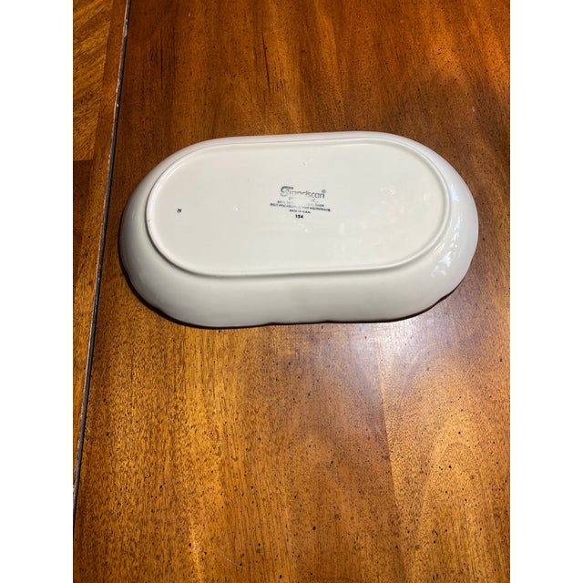 American 1980s Franciscan Desert Rose 3 Part Relish Platter For Sale - Image 3 of 12