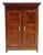 Louis Philippe Wardrobe in Light Walnut For Sale