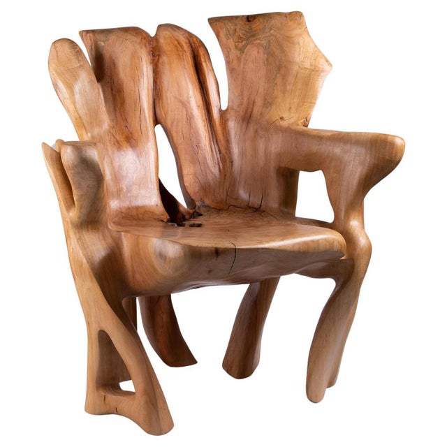 Veles Wooden Armchar by Logniture For Sale - Image 16 of 16