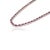Gemstone Antique Style 40.41ct Natural Ruby Line Necklace for Women in 925 Silver For Sale - Image 7 of 12
