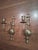 Vintage Solid Brass Candle Wall Sconces- A Pair For Sale - Image 10 of 10