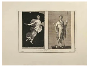 Giuseppe Aloja, Deities, Etching, 18th Century