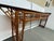 Late 20th Century Chinese Bamboo Altar Table With Black Lacquer Top, Late 20th Century For Sale - Image 5 of 13