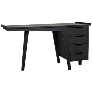 NOIR Kennedy Desk, Charcoal Black