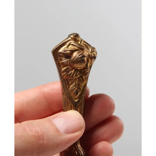 Beautiful and authentically preserved stamp for sealing wax with the initials F.J