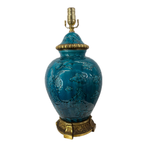 Early 20th Century Dragon Lamp With Ormolu Mounts