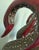 Three Large Asian Wood Carved Duck Statues With Mirror Inlay For Sale - Image 14 of 17