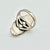 Metal 1970s Vintage Southwestern Navajo Elongated Oval Turquoise & Sterling Ring, Artist Signed, Size 7.75 For Sale - Image 7 of 9
