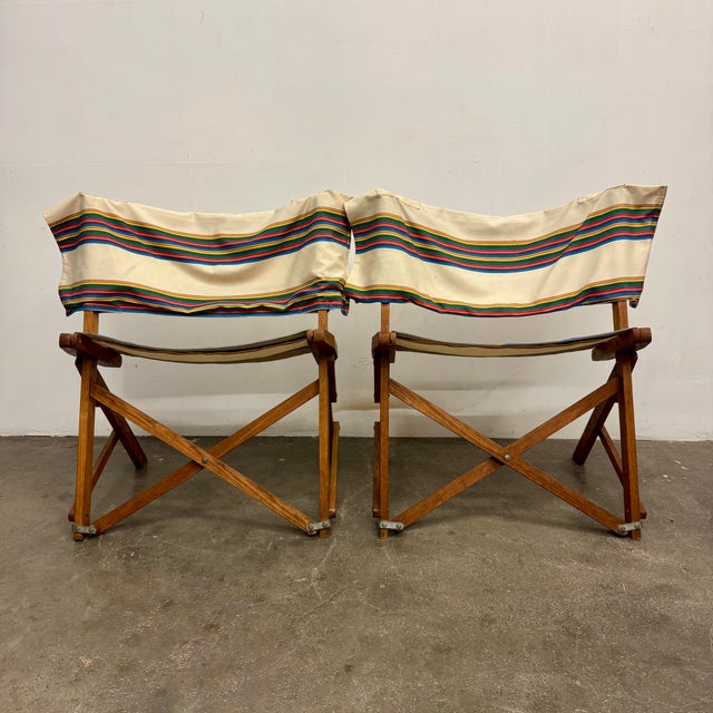 Gavina Praia Folding Chairs by Piergiacomo Castiglioni for Gavina, 1960s, Set of 2 For Sale - Image 4 of 14