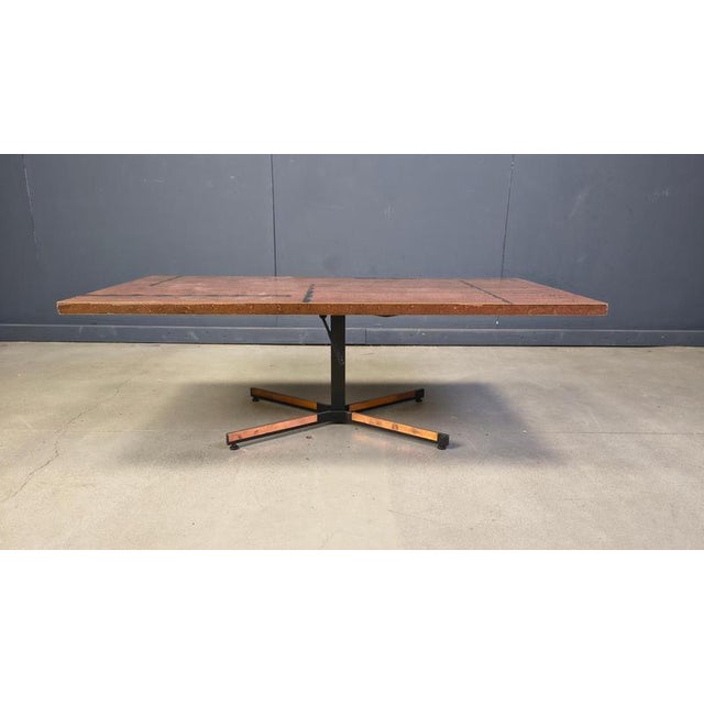 Modernist Adjustable Copper Coffee Table, 1960s For Sale - Image 13 of 16