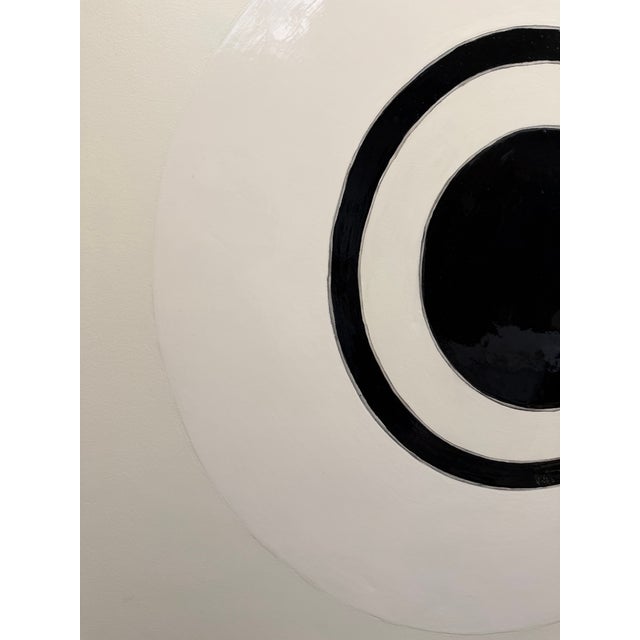 Kardesch, The Black and White Circle, Oil For Sale - Image 4 of 8