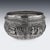 Antique Burmese Repoussé Silver Jataka Tales Bowl, 1910 For Sale - Image 3 of 18
