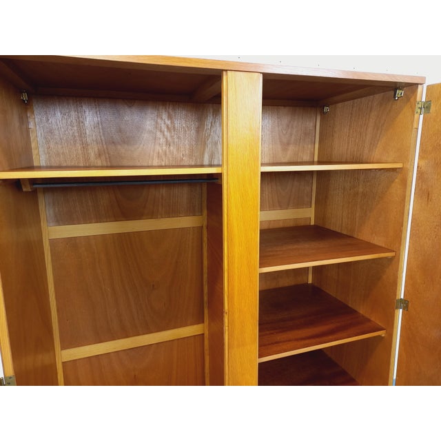 Vintage Oak Wardrobe, 1960s For Sale - Image 11 of 14
