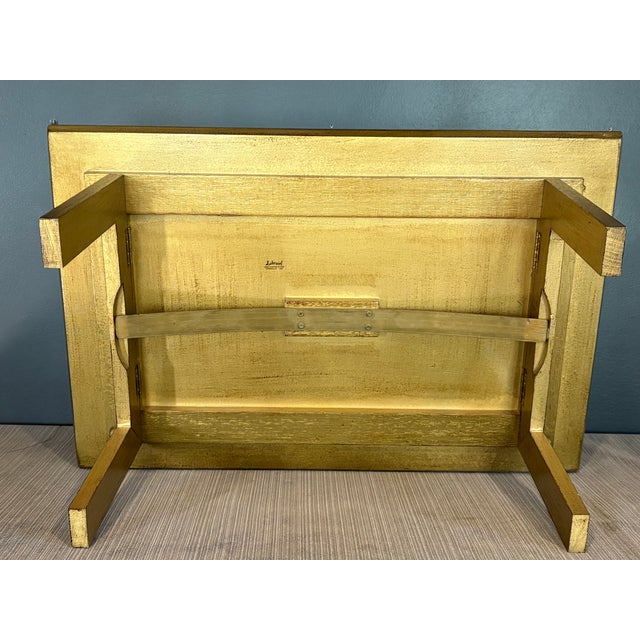 Italian Gilded Wood Tray on Legs by Labrazel For Sale In Portland, ME - Image 6 of 7