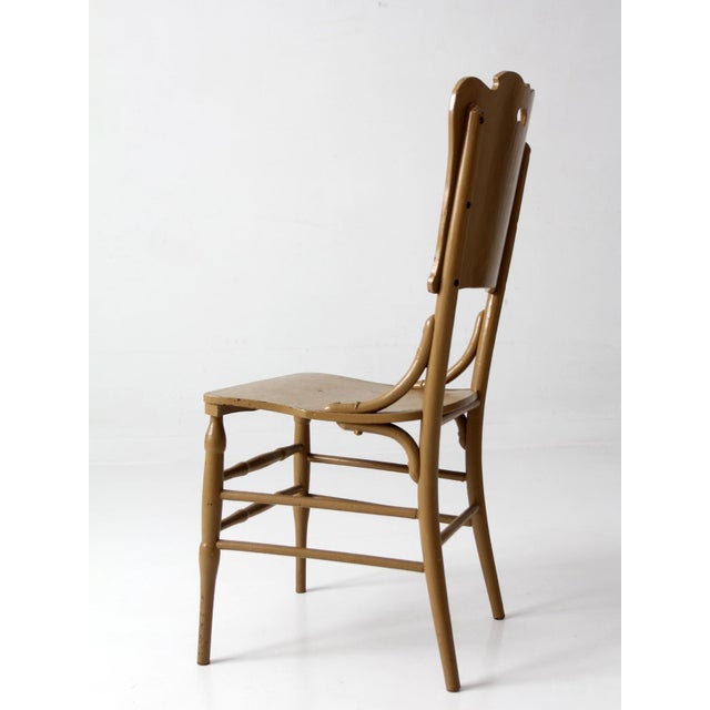 Antique 19th Century American Wood Dining Chair For Sale - Image 9 of 15