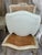 1980s Set of 5 French Louis XVI Style Caned Dining Chairs in Distressed Finish For Sale - Image 11 of 18