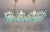 Turquoise and Clear Murano Glass Poliedri Chandelier by Carlo Scarpa For Sale - Image 11 of 18