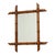Antique faux bamboo mirror with original mirror plate and a planked back, entirely in Chinoiserie style; this style was...