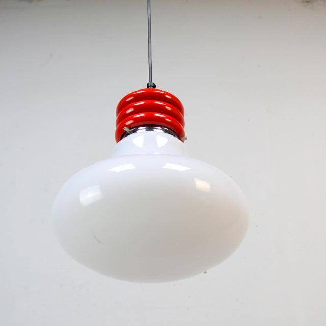 1960s Vintage Light Bulb Shaped Lamp, 1960s For Sale - Image 5 of 6