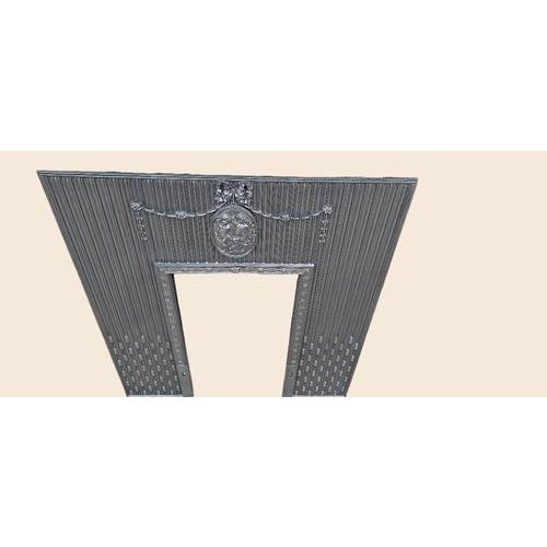 Antique Cast Iron Georgian Fireplace Insert For Sale - Image 15 of 17