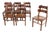 Brutalist Razor Back Chairs by Henning Kjaernulf, 1970, Set of 6 For Sale