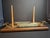 Rare Complete Vintage 1950s Israel Bagel & Lox Serving Wood Tray Judaica For Sale In Boston - Image 6 of 18