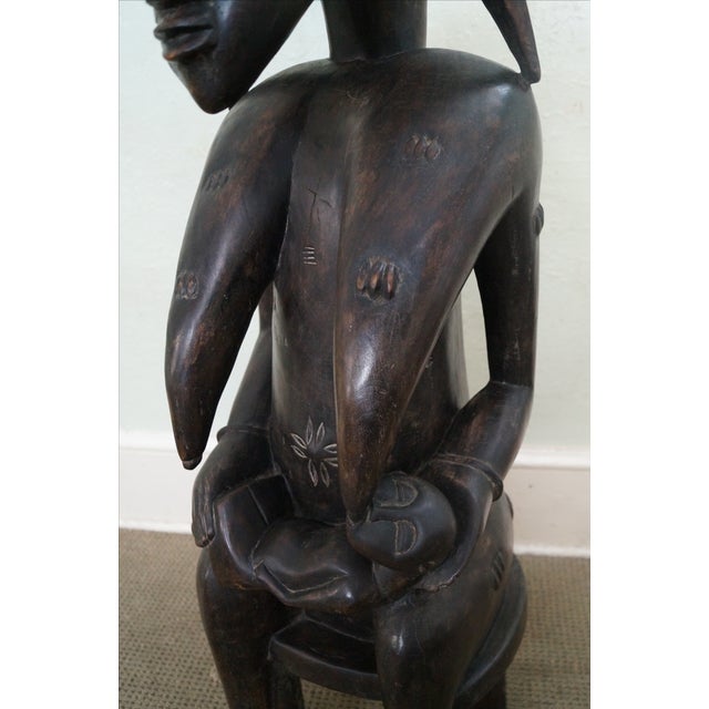 Hand Carved Tribal African Fertility Statue Chairish