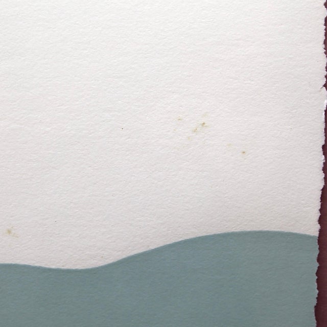 Light Green 1980s Black Elk's Prayer Lithograph | by Jacqueline Rochester, Framed For Sale - Image 8 of 11