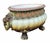 1900 - 1909 Antique Art Nouveau Lion Head Majolica Pottery Jardiniere by Julius Dressler For Sale - Image 5 of 6