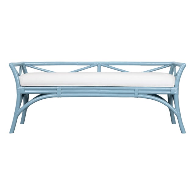 Charlotte Bench - Pool Blue For Sale