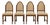 Set of Four - Amsterdam School Art Deco Oak Dining Chairs, Netherlands, C. 1930s For Sale