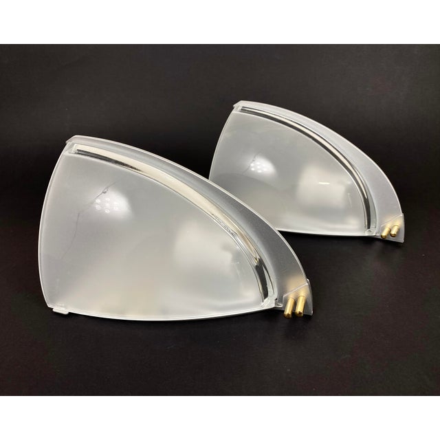 Vintage Handcrafted Wall Lights Sconces by Gizmond for VeArt Vesta , Italy, 1990s, Set of 2 For Sale - Image 3 of 9