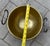 Early 20th Century Early 20th Century Art Deco Brass Farmhouse Double Handle Bowl For Sale - Image 5 of 5