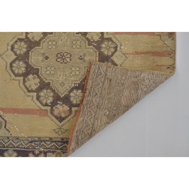 Vintage Handknotted Hallway Runner Rug For Sale - Image 9 of 10