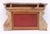 Vintage Exit Sign With Neoclassical Carved Wood Art For Sale - Image 4 of 7