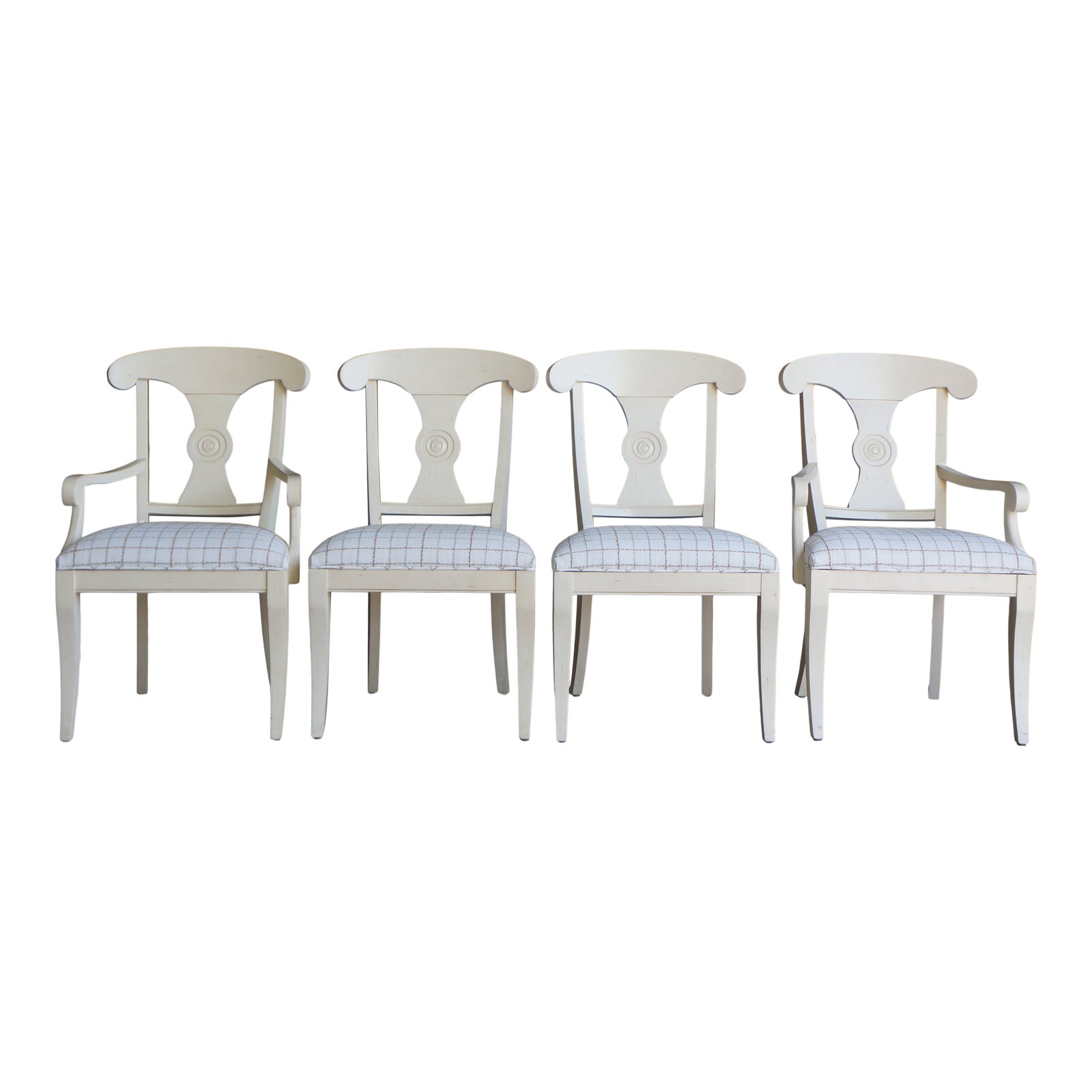 Ethan Allen New Country Dining Chairs Set of 4 Chairish