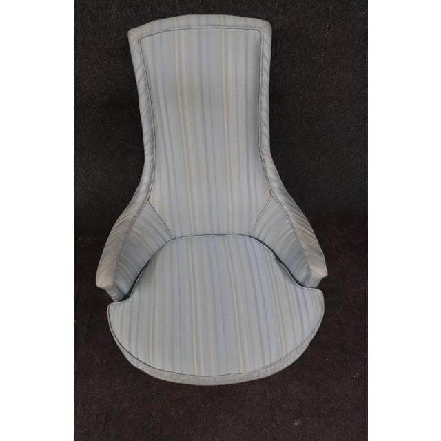 Textile Mid Century Accent Chairs/Pair For Sale - Image 7 of 10