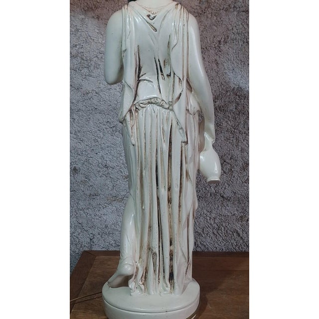 Large Greek Goddess Lamp from Hebe, 1960s For Sale - Image 10 of 14