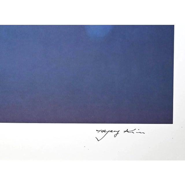 The Swimmer is an original lithograph realized in 2008 by Kim Hyang Hand signed and numbered, edition 7/260. Official...