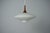 Mid-Century Modern Mid-Century Modern Danish UFO Lamp in Opal Glass and Teak, 1960s For Sale - Image 3 of 15