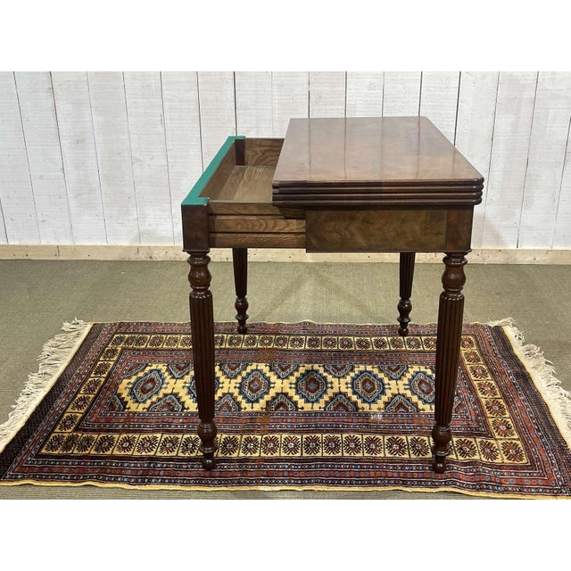 Wood 19th Century Louis Philippe Mahogany Games Table For Sale - Image 7 of 14